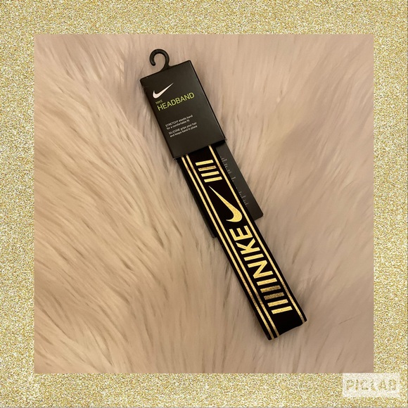 Nike Accessories - Nike Headband - NWT - Black & Gold